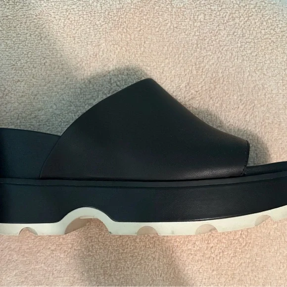 Sorel Black Platform Mules - Picture 4 of 10